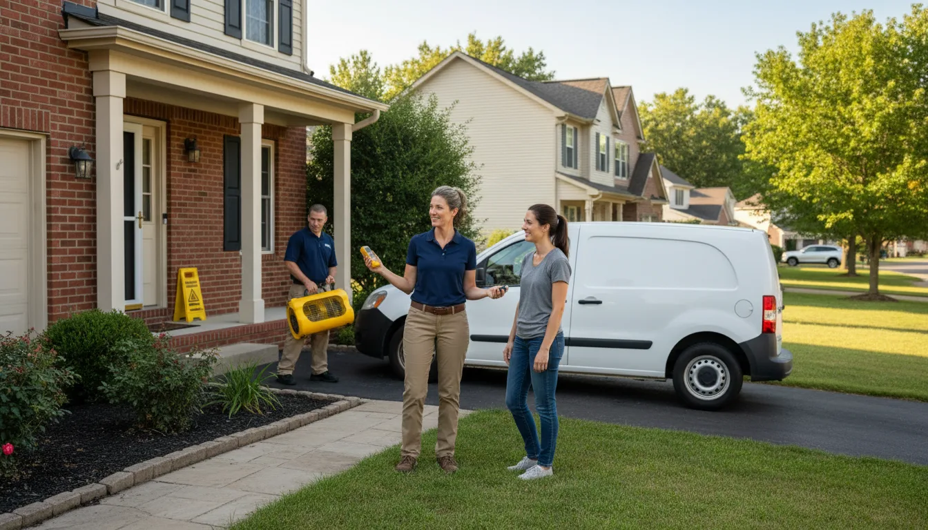 Water restoration image for Water Damage & Restoration Services in Florence, KY